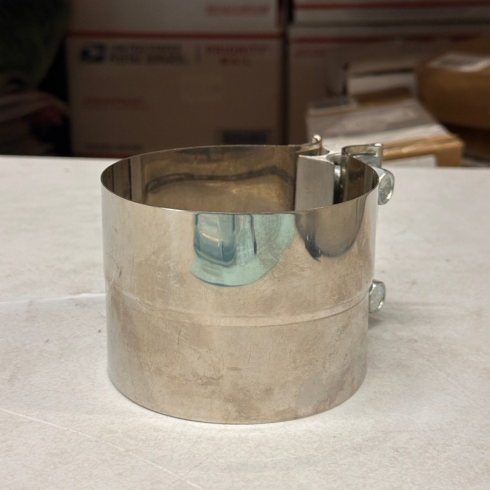 Dynaflex Products DP-50TQ-400S 4" Exhaust Band Clamp Stainless Steel